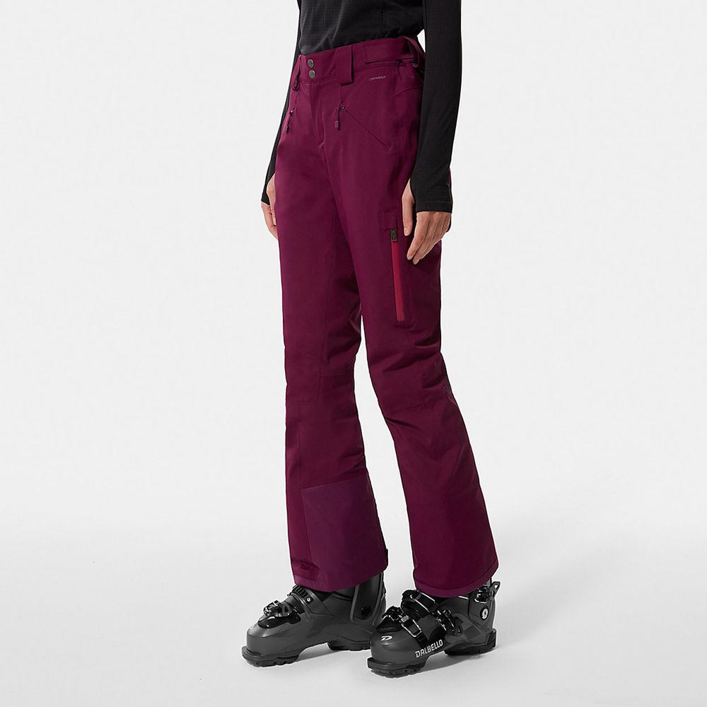 The North Face Pants Womens Australia - The North Face Lenado Purple Skiing And Snowboarding (SBH-16